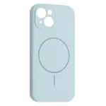 ЧОХОЛ SILICONE CASE FULL CAMERA FINE RING MAGSAFE ДЛЯ IPHONE 14 NEW SKY СИНІЙ