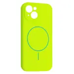 ЧОХОЛ SILICONE CASE FULL CAMERA FINE RING MAGSAFE ДЛЯ IPHONE 14 EMERALD ЗЕЛЕНИЙ