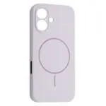 ЧОХОЛ SILICONE CASE FULL CAMERA FINE RING MAGSAFE ДЛЯ IPHONE 16 PURPULE LILAC