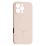 ЧОХОЛ SILICONE CASE FULL CAMERA FINE RING MAGSAFE ДЛЯ IPHONE 16 PRO РОЖЕВИЙ