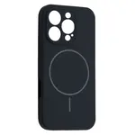 MR4_61931 Чохол silicone case full camera fine ring magsafe для iphone 16 pro max midnight синій 