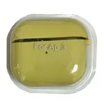 ЧОХОЛ ДЛЯ AIRPODS 3 SILICONE CASE, MICROFIBER ЖОВТИЙ