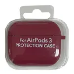 MR4_99827 Чохол для airpods 3 silicone case, microfiber rose червоний 