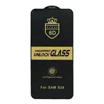ЗАХИСНЕ СКЛО 6D ANTI-STATIC ДЛЯ SAMSUNG S24, ЧОРНИЙ (ТЕХ. ПАК)