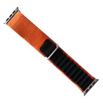 РЕМІНЕЦЬ ДЛЯ APPLE WATCH ALPINE LOOP 42, 44, 45, 49 ПОМАРАНЧЕВИЙ-ЧОРНИЙ