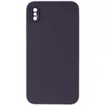 ЧОХОЛ SILICONE CASE FULL CAMERA SQUARE SIDE COPY ДЛЯ IPHONE XS ELDERBERRY