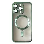 ЧОХОЛ SHINING CAMERA MAGSAFE ДЛЯ IPHONE 15 PRO MAX ЗЕЛЕНИЙ