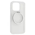 ЧОХОЛ ROCK CRYSTAL ROTATING WITH MAGNETIC (FOLDABLE BRACKET) ДЛЯ IPHONE 16 PRO TRANSPARENT