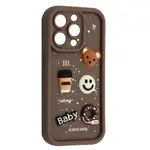 ЧОХОЛ HAPPY DONUT CASE ДЛЯ IPHONE 14 PRO BROWN