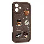 ЧОХОЛ HAPPY DONUT CASE ДЛЯ IPHONE 16 PLUS BROWN