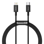 КАБЕЛЬ PD BASEUS SUPERIOR SERIES FAST CHARGING DATA CABLE TYPE-C TO LIGHTNING PD 20W 1M, ЧОРНИЙ CATLYS-A01