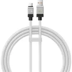 КАБЕЛЬ BASEUS COOLPLAY SERIES FAST CHARGING CABLE USB-A TO TYPE-C 100W 1M, БІЛИЙ CAKW000602