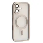 ЧОХОЛ SHINING CAMERA MAGSAFE ДЛЯ IPHONE 16 PLUS NATURAL TITANIUM