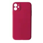 ЧОХОЛ SILICONE CASE FULL CAMERA COPY ДЛЯ IPHONE 12 (36) ROSE ЧЕРВОНИЙ