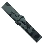РЕМІНЕЦЬ SILICONE 22MM, CAMOUFLAGE, ЧОРНИЙ-СІРИЙ