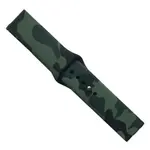 РЕМІНЕЦЬ SILICONE 22MM, CAMOUFLAGE, ЧОРНИЙ-GREEN 1