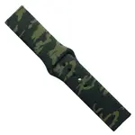 РЕМІНЕЦЬ SILICONE 22MM, CAMOUFLAGE, ЧОРНИЙ-GREEN 2