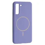 ЧОХОЛ SILICONE CASE LUXURY MAGSAFE ДЛЯ SAMSUNG S21 FE ELEGANT ПУРПУРОВИЙ