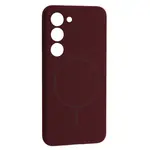 ЧОХОЛ SILICONE CASE LUXURY MAGSAFE ДЛЯ SAMSUNG S23 PLUM
