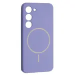 ЧОХОЛ SILICONE CASE LUXURY MAGSAFE ДЛЯ SAMSUNG S23+ ELEGANT ПУРПУРОВИЙ