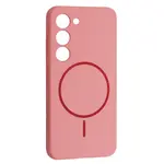 ЧОХОЛ SILICONE CASE LUXURY MAGSAFE ДЛЯ SAMSUNG S23+ ROSE РОЖЕВИЙ