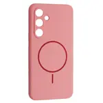 ЧОХОЛ SILICONE CASE LUXURY MAGSAFE ДЛЯ SAMSUNG S25+ ROSE РОЖЕВИЙ