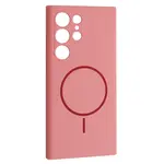 ЧОХОЛ SILICONE CASE LUXURY MAGSAFE ДЛЯ SAMSUNG S25 ULTRA ROSE РОЖЕВИЙ