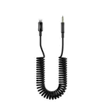 АДАПТЕР XO NB-R255A LIGHTNING TO 3.5MM, ЧОРНИЙ