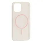 ЧОХОЛ CLEAR MAGNETIC (COLOR SLIM MAGSAFE) BOX ДЛЯ IPHONE 12 PRO MAX РОЖЕВИЙ