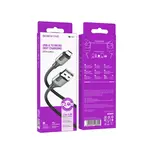 КАБЕЛЬ BOROFONE BX101 CREATOR CHARGING DATA CABLE ДЛЯ MICRO 2.4A, 1M, ЧОРНИЙ