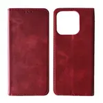ЧОХОЛ-КНИЖКА BLACK TPU MAGNET ДЛЯ REDMI 12C ЧЕРВОНИЙ