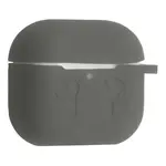 ЧОХОЛ ДЛЯ AIRPODS 4 СИЛІКОНОВИЙ 2MM (ТЕХ. ПАК) DARK, СІРИЙ
