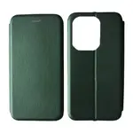 ЧОХОЛ-КНИЖКА LEVEL ДЛЯ REDMI NOTE 14 4G GLOBAL VERSION (163,3MM) MIDNIGHT ЗЕЛЕНИЙ