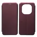 ЧОХОЛ-КНИЖКА LEVEL ДЛЯ REDMI NOTE 14 PRO+ 5G MARSALA