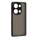 ЧОХОЛ-БАМПЕР ЗАХИСНИЙ GINGLE MATTE CASE REDMI NOTE 13 PRO 4G, POCO M6 PRO 4G, ЧОРНИЙ