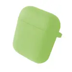ЧОХОЛ ДЛЯ AIRPODS 1, 2 SILICONE CASE, MICROFIBER PISTACHIO