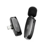 МІКРОФОН XO MKF08B LIGHTNING WIRELESS COLLARCLIP MICROPHONE, ЧОРНИЙ (ДЕФ. ПАК)