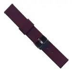 MR4_139936 Ремінець silicone metal claps 20mm, червоний wine 