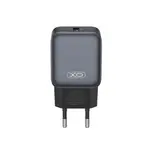 МЕРЕЖЕВИЙ ЗАРЯДНИЙ ПРИСТРІЙ XO L152 (EU) QC18W 1USB-A FAST CHARGER, ЧОРНИЙ