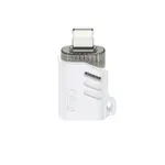 АДАПТЕР OTG XO NB256A USB-A FEMALE TO LIGHTNING (WITH LANYARD), БІЛИЙ