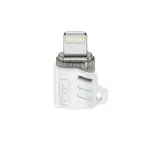 АДАПТЕР OTG XO NB256E TYPE-C FEMALE TO APPLE MALE ADAPTER (WITH LANYARD), БІЛИЙ