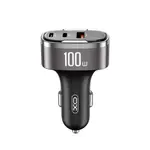 АВТОМОБІЛЬНИЙ ЗАРЯДНИЙ ПРИСТРІЙ XO CC61 OUTPUT INTELLIGENT CAR CHARGER 100W LIGHTNING, ЧОРНИЙ