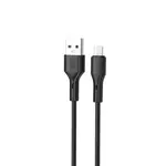 КАБЕЛЬ XO NB230 3A ROCK SERIES TYPE-C DATA CABLE, ЧОРНИЙ