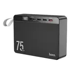 ЗОВНІШНІЙ АКУМУЛЯТОР POWER BANK HOCO J94 OVERLORD 22.5W FULLY COMPATIBLE PD20W, QC, LCD 75 000MAH, ЧОРНИЙ