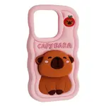 ЧОХОЛ CAPYBARA ДЛЯ IPHONE 12 PRO MAX, 13 PRO MAX LIGHT РОЖЕВИЙ