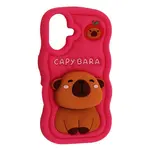 ЧОХОЛ CAPYBARA ДЛЯ IPHONE 16 HOT РОЖЕВИЙ