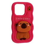 ЧОХОЛ CAPYBARA ДЛЯ IPHONE 16 PRO HOT РОЖЕВИЙ