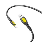 КАБЕЛЬ XO NB280 JIAN YAN SERIES MICRO DATA CABLE 1M 3A, ЧОРНИЙ