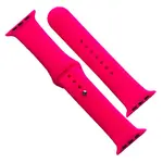 РЕМІНЕЦЬ ДЛЯ APPLE WATCH SILICONE 38, 40, 41 2IN1 (47) HOT РОЖЕВИЙ