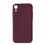 ЧОХОЛ SILICONE CASE FULL CAMERA SQUARE SIDE COPY ДЛЯ IPHONE XR MARSALA